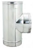 161,01 560 308 450 157,82 172,91 220,80 189,38 620 338 Art. 39.F - Raccordo INOX a "T" 90 INOX Cod.