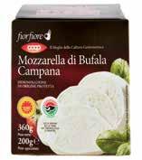 Speciale FIOR FIORE MOZZARELLA DI BUFALA CAMPANA DOP 200 g 3,19 al kg 15,95 PESTI E