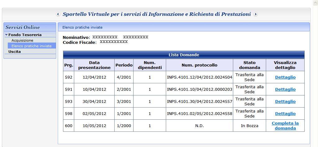 1 2 3 Figura 2 MODELLO GRAFICO DELLE MASCHERE Essa è composta delle seguenti sezioni: 1) Testata: questa parte della pagina, fissa per tutte le pagine.