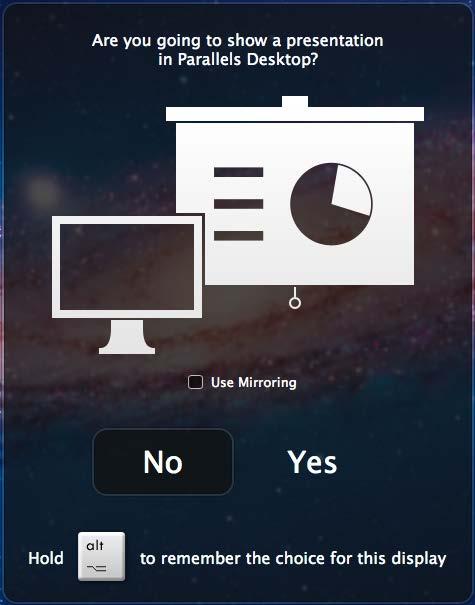 Usa Windows sul Mac Visualizza una presentazione su un monitor o proiettore esterno È possibile connettere facilmente il Mac a un monitor o proiettore esterno e visualizzare una presentazione da