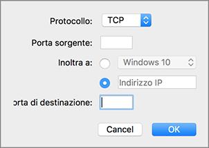 Temi avanzati In questa finestra, è possibile effettuare le modifiche necessarie nelle impostazioni dei server DHCP Parallels per IPv4 e IPv6.