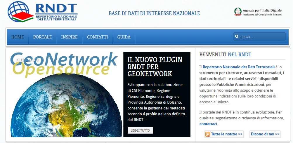 A proposito di Repertorio Nazionale dei Dati Territoriali: nuova release con Validatore e Plugin RNDT messo a disposizione di tutti gli