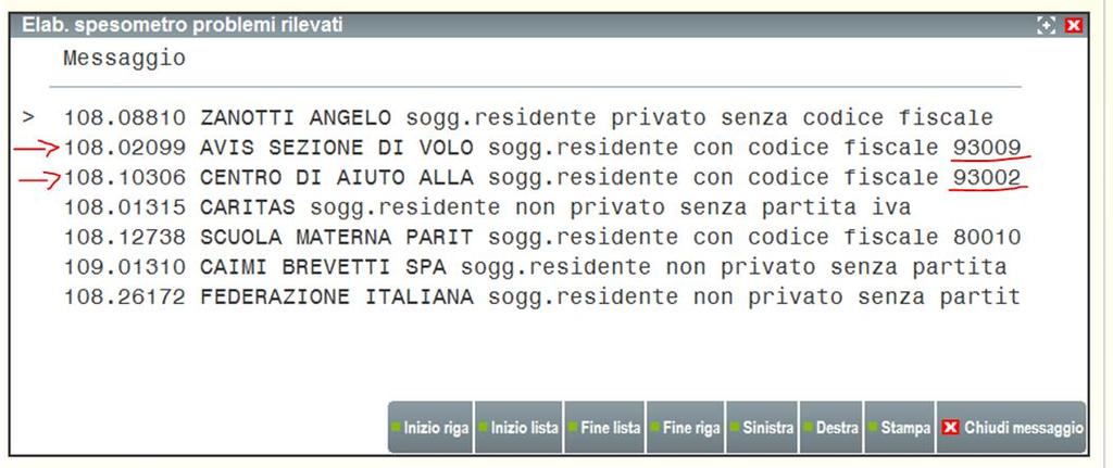 stampatela e correggete gli errori segnalati