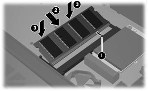 ATTENZIONE: Per non danneggiare il modulo di memoria, fare attenzione ad afferrarlo solo per i bo