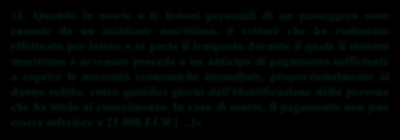 Il Regolamento (Ce) n. 392/2009: come agisce?