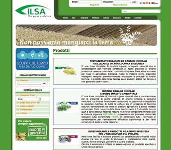 Formazione e servizi verso i distributori e gli agricoltori ILSA si avvale di una struttura tecnica interna che si
