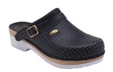 Colore: Navy blu Taglia: 40-46 Tomaia: Pelle Bycast 65 CLOG BACK GUARD F200021065