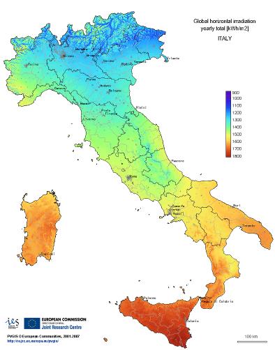 L impianto di Ortona: produttività L impianto sorge sul tetto dello stabilimento SAMP S.p.a. La produttività locale, per moduli ottimamente orientati, è di circa 1.