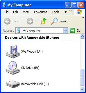 8 7. Fare clic su Risorse del Computer nel desktop. 8. Apparirà il drive dell unità rimovibile. 9. Fare doppio clic sull unità rimovibile. 10.