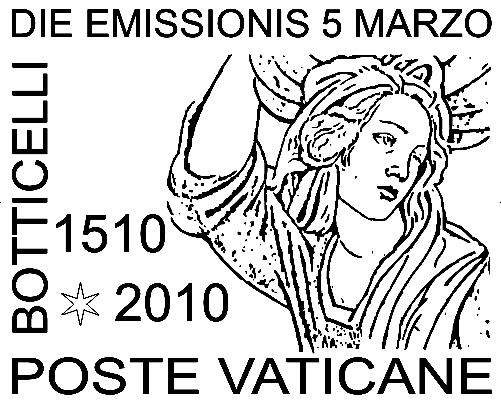 Comunicato 4/2010 Annullo postale speciale in occasione dell emissione della serie filatelica «V centenario della morte di Botticelli» (5 marzo 2010) Il 5 marzo 2010 in occasione dell emissione della