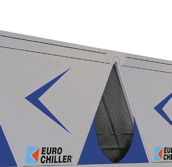 Struttura Costruiti per essere installati all esterno senza alcuna protezione, i refrigeratori della serie NAX hanno una struttura realizzata in acciaio ALU-ZINC con verniciatura a base