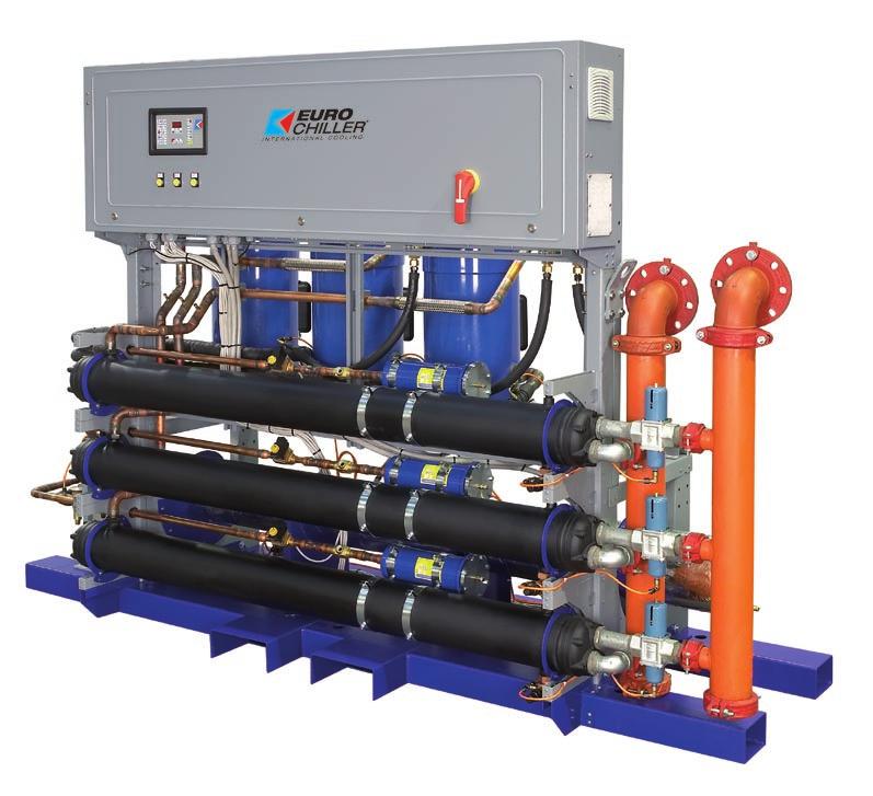 Compressori e circuito gas Il modulo base dei NAX può montare al proprio interno compressori ermetici Scroll oppure semiermetici a vite o pistoni.