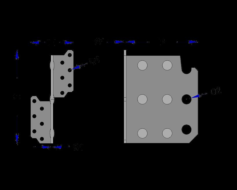 57 3 16 x 5 4 x 13 1991104 25 204 98 57 3 20 x 5 5 x 13 1991105 25 244 98 57 3 24 x 5 6 x 13 LL > Valori statici con chiodo Anker CK 4x60 Gamma