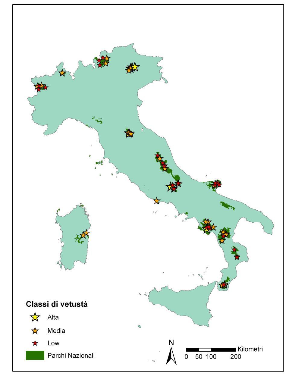 un dato importante, in quanto fornisce una valutazione indiretta dello stato di conservazione del territorio e quindi del livello di