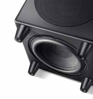 www.metz-ce.com Bluetooth Subwoofer SW80** Tecnologia del suono: Filosofia di progetto: cassa chiusa in MDF, resistente alle deformazioni e a risonanza ridotta.