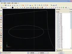 Software di programmazione multitasking in ambiente Windows per disegno sagome comprensivo di programmazione