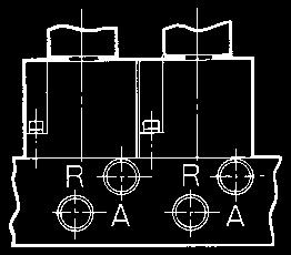 4Nm wper il montaggio, inserire le viti M4 o equivalenti nei fori di montaggio della base manifold e serrarle correttamente.