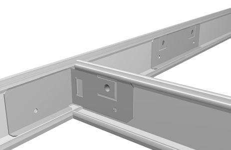 [4/6] Componenti del sistema Consigli per il montaggio Il sistema di profilati TT è costituito da profili longitudinali e trasversali, con lunghezze diverse, adatti per grigliati a forma quadrata con