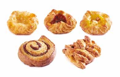 MIX SELECTION mix mini viennoiserie 25-30 g mix mini danesine 42 g mix con farcitura 45 g pezzi/cartone 225