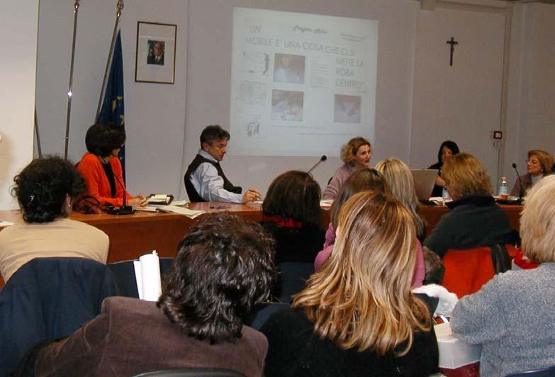 Organizzazione della mattinata A questo incontro partecipano tutti i coordinatori pedagogici dei nidi che aderiscono al progetto, gli educatori dei nidi coinvolti, alcuni rappresentanti dei