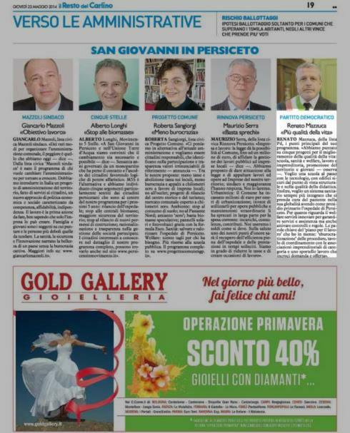 Pagina 19 PARTITO DEMOCRATICO. Renato Mazzuca «Più qualità della vita» RENATO Mazzuca, della lista Pd, i punti principali del suo programma.