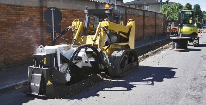 T Aspirazione del materiale fresato Uso su pala idrostatica DATI