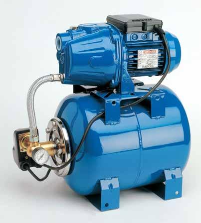 idrici domestici. APPLICATION Automatic high groups coupled with selfpriming jet pumps.