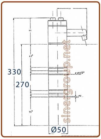 10009010-10 10009010-11 10009010-12 Palmer colonnina meccanica 1 via con medaglione ricircolo acqua rubinetto con compensatore cromata Palmer colonnina