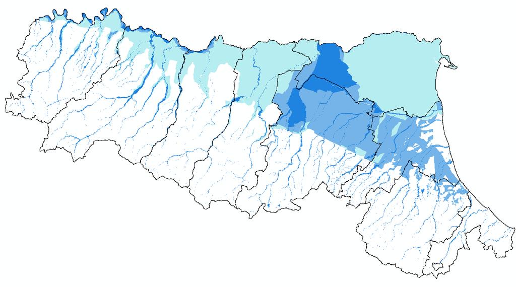 Il quadro d insieme MAPPA DELLA PERICOLOSITA DI ALLUVIONE : CORSI D ACQUA NATURALI Legenda Classi di Pericolosità P3 (Elevata prob.