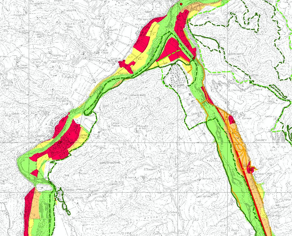 Esempi: Mappa del danno potenziale (art. 6 D.Lgs.