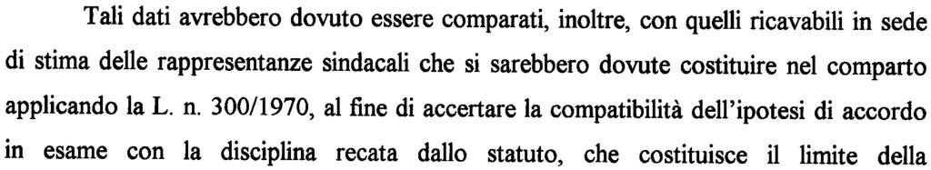 essere valutato alla stregua dei medesimi criteri utilizzati per l'analisi dello stesso accordo quadro.