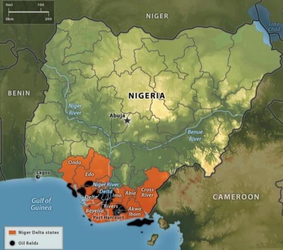 Il caso della Nigeria 1958 inizia estrazione del petrolio: $400 mld di petrolio esportato 1960-2000 petrolio sulle esportazioni totali da 60% (1970) a 99% (1982) (oggi circa: 5-10% del PIL, 95% delle