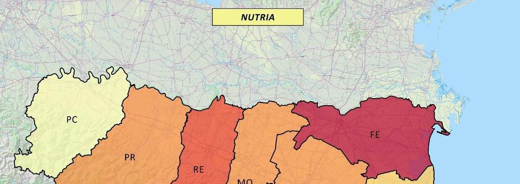 Piani di controllo - NUTRIA Distribuzione degli