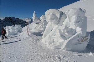 KLAUSBERG ICE GAMES - SCULT URE DI NEVE MAGIA DEL MONDO ALPINO 2018, sinonimo per uno spettacolo frizzante e impressionante su 2500 m.