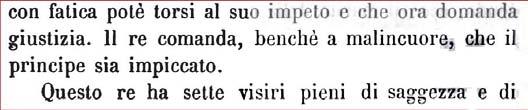 )( tv )( ii principe alla corte del padre che lo riceve circondato dai nobili del suo regno. Il bambino non risponde a nessuna dimanda.