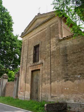 ingresso dell oratorio sulla Via Sammarina; 3/4-