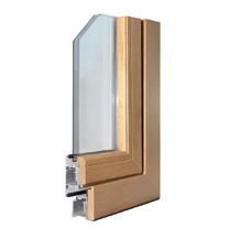 alluminio legno aluminium wood apertura a battente windows and doors taglio freddo rubino Uw = 1,8 56,7 mm apertura a battente windows and doors taglio freddo diamante* Uw = 1,6 56,7 mm *si possono