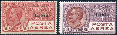 ..100 593 - Libia - 1928/29 - P.A., n 1/2. C/Biondi. Cat. 300 (**) (f).