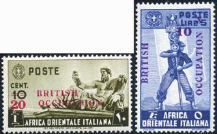 Straniere delle Colonie - Occ. Francese - Fezzan - 1943 - Imperiale c. 50 soprast.