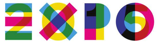12 Expo 2015: 1. Ricalcare con rettangoli e cerchi dove servono 2.