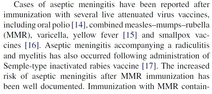 Definizione di caso: Meningite