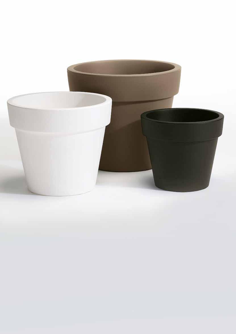 simple simple vaso pot pflanzkübel maceta pot art. 2547 ø 30 (cm. 30 x 26 h.) lt. 11 art. 2503 ø 40 (cm.