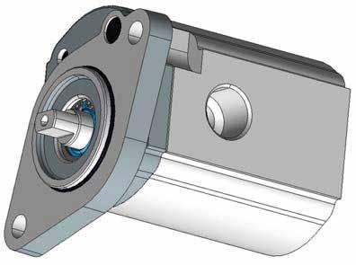 C6 P8 POLARIS 10 POMPE A INGRANAGGI PER MOTORI ENDOTERMICI KUBOTA SERIE D 905 Attacco diretto alla P.T.O. del motore Maggiore flessibilità nella scelta e posiione delle bocche I parametri di funionamento e le bocche sono gli stessi del prodotto standard.