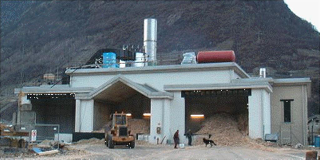 Il teleriscaldamento da biomasse La cogenerazione è possibile con combustibili rinnovabili quali il biogas o biomasse in genere.