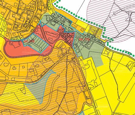 39 B.3.7 Riclassificazione dell area contigua agli impianti sportivi (campo sportivo e palestra) ed il nodo intermodale (nuovo terminal bus) di San Marco, da zona Ppu a zona Sg* Figura 49 -