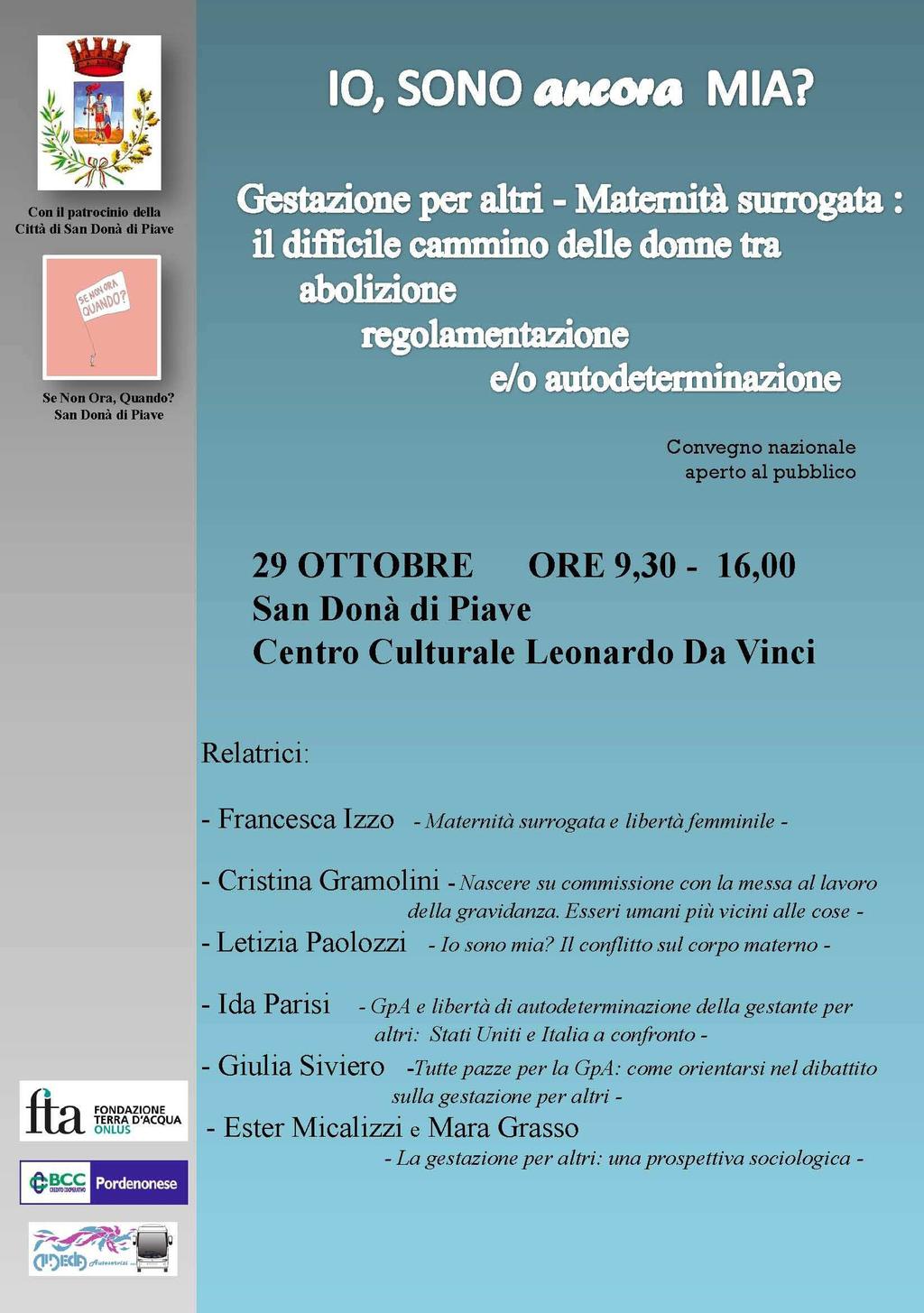 Il convegno sarà un'occasione per conoscere di più su un argomento molto attuale e controverso come la gestazione per altri (detto anche utero in affitto).