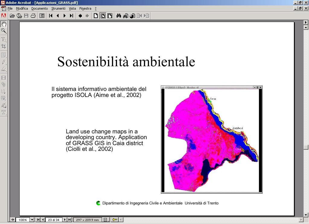 Sostenibilità ambientale Mappe dell uso del suolo in paesi in via di