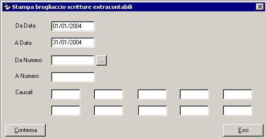 BILANCI INFRANNUALI: Gestione Scritture Extracontabili, Bilanci - 5 1.