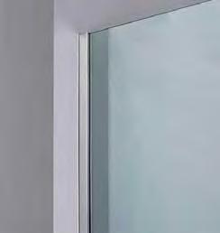 LINEA OPEN OPEN Box doccia, unico vetro, senza chiusura.