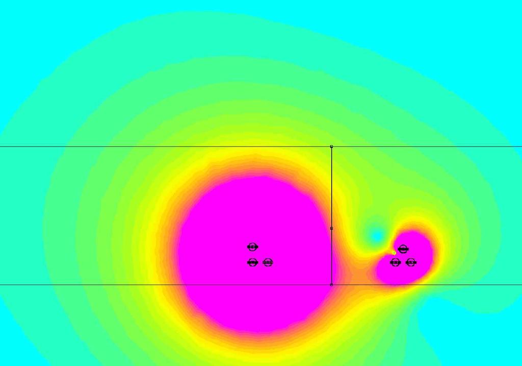 TIPO "D" SEZIONE TIPICA IN TELEGUIDATO CONDIZIONE DI CARICO DI ESERCIZIO 1735 (*) In figura è rappresentato il caso di P=1,60m 5670 3305 Foro Ø80cm eseguito